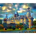 thumbnail image 2 of Gavidia, Pedro 23x20 Gold Ornate Wood Framed with Double Matting Museum Art Print Titled - Deinze Belgium Ooidonk Castle, 2 of 4