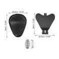 thumbnail image 3 of Unique Bargains 1 Set 3 Inch Motorcycle Rivet Solo Seat with Spring Base Mounting for Harley Davidson Sportster XLH883 1986-2003 Black, 3 of 7
