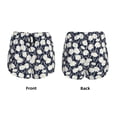 thumbnail image 6 of Sigee Daisies Flowers for Women's Athletic Shorts High Waisted Running Shorts Pocket Sporty Short Gym Elastic Workout ShortsMedium, 6 of 9