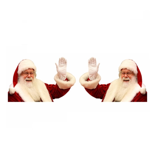 3D Santa Car Rear Window Sticker Car Sticker Window Sticker Wall Kitchen Decals Decals for Walls Teacher Wall Stickers Decorations for Living Room Wall Sticky Tiles for Bathroom Wall