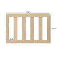 thumbnail image 6 of Graco Toddler Safety Guardrail (Slats), Driftwood, 6 of 6