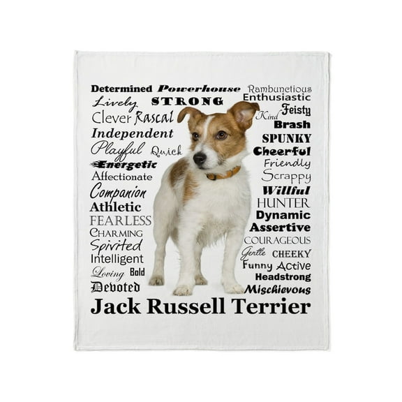 CafePress - Jack Russell Traits Throw Blanket - Soft Fleece Throw Blanket, 50"x60" for All Ages