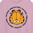 thumbnail image 3 of Garfield - I'm Fine This Is Fine - Women's Racerback Tank Top, 3 of 5