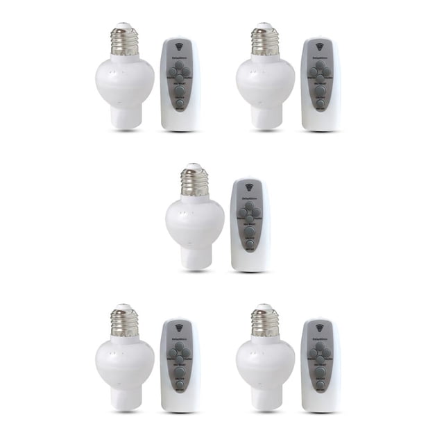 braveheart Lamp Base Removable Remote Control Antiflaming E27 Holder Switch Socket Shown as Picture 5Set