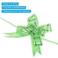 thumbnail image 4 of Unique Bargains 13 Inch Pull Bows Ribbon Gift Wrapping String Gold Thread Style Decorative Bow Tie Light Green 100 Pack, 4 of 5