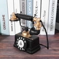 thumbnail image 3 of 2X Industrial Loft Retro Rotary Phone Model Shop Cafe Living Room Showcase Decoration Decoration Props, 3 of 7