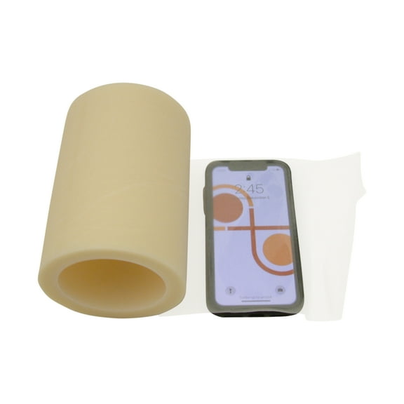 Patco 3900R Embossed Removable Protective Film Tape: 6 in x 36 yds. (Clear) *full-width