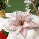 thumbnail image 4 of Decoraciones de Árbol de Navidad Magnolia Espumante de Navidad con Tallos Decoración de Árbol de Navidad Corona de Flores Decoración de Navidad Año Nuevo Festival Flores de Regalo para la Decoración, 4 of 6