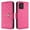 Rose, variant on Elegant PU Leather Wallet Case for Motorola Moto G Power 2023 with Wrist Strap, Women Girls Shockproof Kickstand Magnetic Closure Card Slots Rugged Case Cover for Moto G Power 2023, Pink