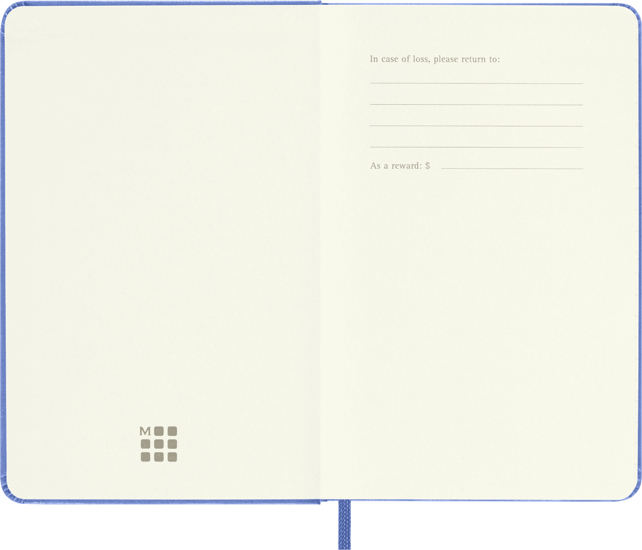 Moleskine Classic&nbsp; Notebook, Hard Cover, Pocket (3.5" x 5.5"), Ruled, Hydrangea Blue