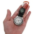 thumbnail image 4 of Reloj de alpinismo con brújula, reloj de bolsillo para enfermera, diseño de mosquetón, relojes sencillos de moda (amarillo), 4 of 7