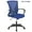 Blue, variant on YRLLENSDAN Mesh Office Chair with Wheels Conference Room Chair Mesh Computer Chair for Adults 250lb Rolling Desk Chair with Arms Study Chair Adjustable Height,Orange