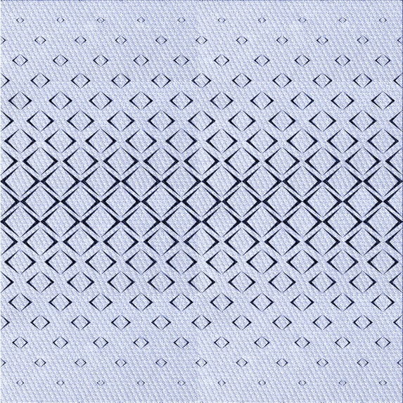 Ahgly Company Machine Washable Indoor Square Transitional Lavender Blue Area Rugs, 5' Square