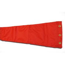Heavy Duty 60 Inch Windsock – Rip-Stop Polyester Outdoor Wind Sock For Deck, Garden & Weather – Orange With Reflective Belts