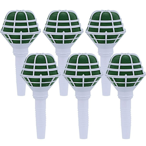 Coolmade 6 Bouquet Holder Foam Floral Handle Handle Bouquet Holder For Bridal Fresh Flowers Silk Flowers Wedding Supplies Decoration Walmart Com Walmart Com