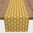 thumbnail image 3 of Creative Products Yellow Tribal Block Pattern 16x72 Poly Twill Table Runner, 3 of 3