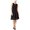 black, variant on Kobi Womens Crochet Trim A-Line Dress