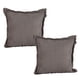 thumbnail image 1 of Cojin Decorativo Cuadrado Set de 2 DICASA Gris Oscuro, 1 of 4