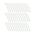 thumbnail image 4 of Beaupretty 100Pcs White Metal Hairpin Cute Simple Bobby Pin for Daily Hair Accessories Decor, 4 of 8