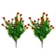 thumbnail image 5 of Matsuzay 2 bolsas de eucalipto de 7 puntas simuladas de alta rentabilidad: planta de agua simulada ecológica y versátil, color rojo brillante Type2 NO2, 5 of 6