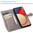 thumbnail image 2 of Samsung Galaxy A03S Cartoon Girl Wallet Case,Cat Dog Style Flip Phone Cover with ID Card Holder & Kickstand PU Leather Magnetic Clasp Cases for Samsung Galaxy A03S MG Grey, 2 of 14