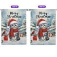 thumbnail image 2 of Merry Christmas American Shorthair Enjoys Catmas Winter Xmas Holiday House Flag 28x40in Double Sided Cat Lover Kitten Owner Gifts Outdoor Decor - 02022, 2 of 5