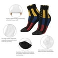 thumbnail image 4 of Mens Ankle Socks Womens America Venezuelan Flag Quarter Breathable Casual Socks, 4 of 7