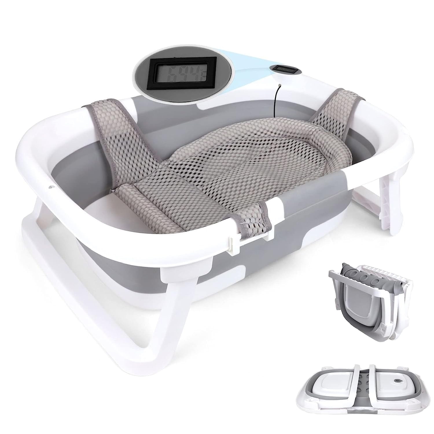 Prociv Foldable Baby Bathtub for Infants to Toddler,Portable Travel