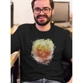 thumbnail image 2 of Dilophosaurus Dinosaur head Men Black T-Shirt, Male Medium, 2 of 4