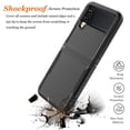 thumbnail image 6 of Njjex Case for Samsung Galaxy Z Flip 4 5G, Ultra Thin Transparent Premium PC Hard TPU Full Protection Non-Slip Hybrid Shockproof Phone Cover (Black), 6 of 7