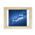 thumbnail image 1 of La dulce y hermosa estrella de la suerte. Escritorio de madera Arte Pintura 6x8 pulgadas marco de foto foto, 1 of 4