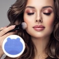 thumbnail image 2 of Unique Bargains 1 Pc Durable Makeup Brush Storage Cleaner Blue, 2 of 7