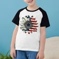 thumbnail image 2 of ZACPNCV Flag Shirt for Kids Boys USA Flag T-Shirt 4th of July Shirt Patriotic Tee Tops Independence Day Gifts Black 4-5 Years, 2 of 8