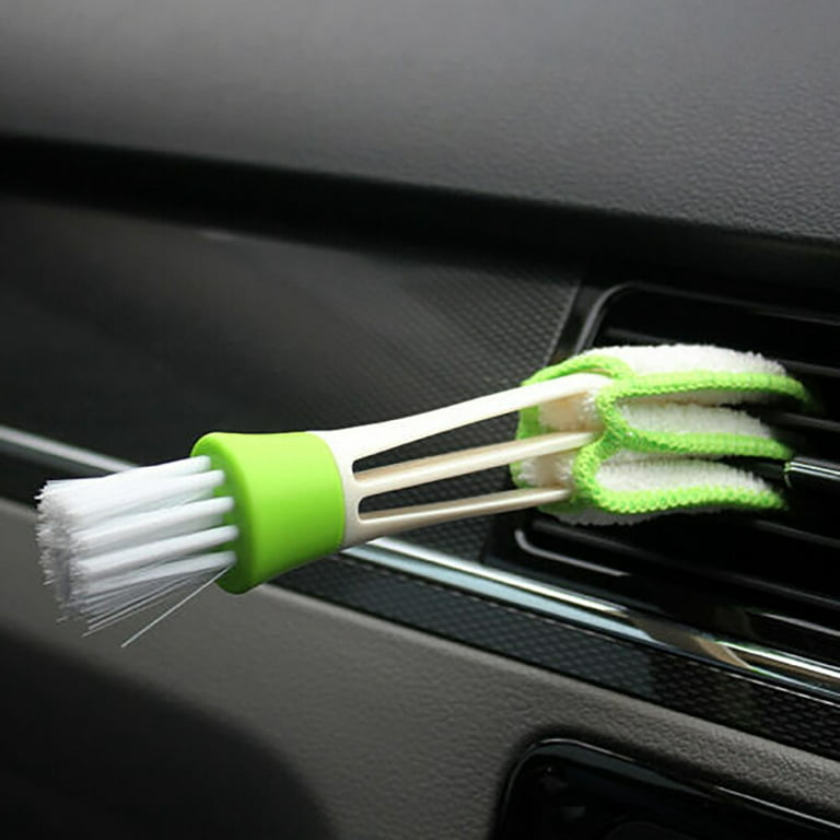 1x Mini Duster Car Cleaning Brush Cloth Air Vent Conditioner Cleaner  Accessories