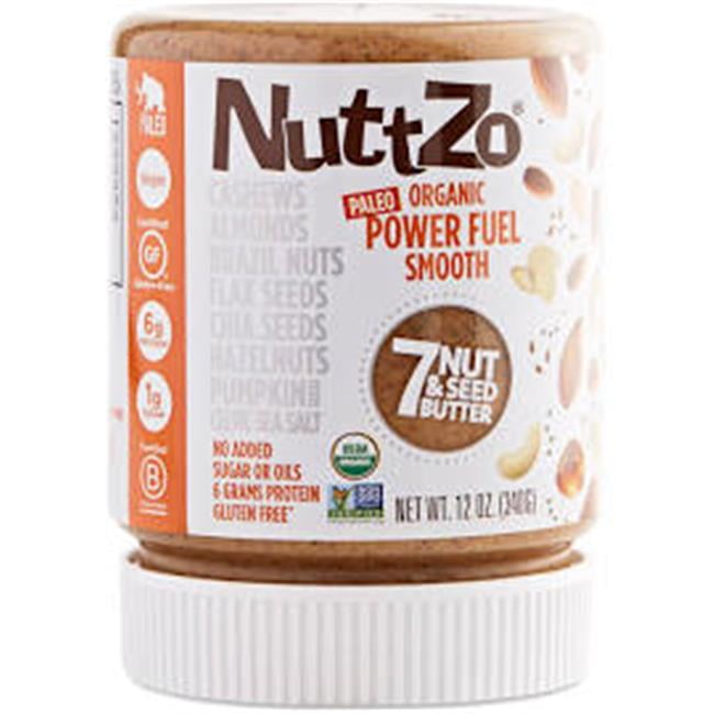 NuttZo Organic Power Fuel Smooth 7 Nut & Seed Butter 12 oz