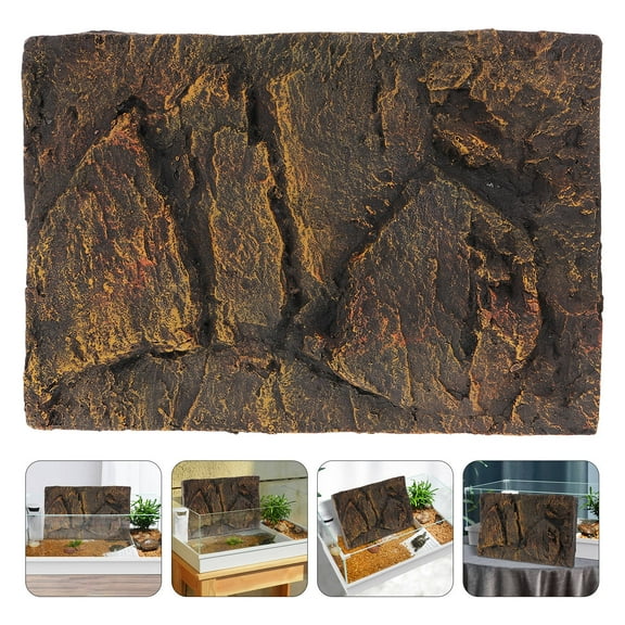 Raindrops 3D Terrarium Background for Reptile Tanks - Ideal Backdrop for Snakes, Lizards, Bearded Dragons, Geckos & Spiders