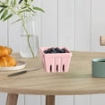 thumbnail image 6 of Uutvmp Berry Basket, Melamine Berry Bowl With Holes, Square Kitchen Fruit Basket for Christmas, 4" Colander Cute Small Container for Strawberry, Grape, Berries, 6 of 7