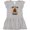 AC-Heather Grey, variant on Inktastic Thanksgiving Funny Kids Turkey Girls Toddler Dress