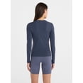 thumbnail image 4 of Avia Women's and Women's Plus Brushed Performance Top with Long Sleeves, Sizes XS-4X, 4 of 6