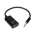 thumbnail image 4 of Cable adaptador divisor de micrófono para auriculares estéreo de audio de 3,5 mm macho a hembra dual Tmvgtek 1bx5la2mb7kk5qz1, 4 of 7