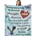 thumbnail image 1 of LHSHID Bereavement Gifts Sympathy Gift Blanket Flannel Soft and Comfortable Anti static Bed Sofa Blanket 50x60in, 1 of 5