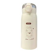 Fsqjgq Water Bottles Cups 350Ml Stainless Steel Water Bottle with Straw Portable Insulated Cup Gym Water Bottle Multi-Color