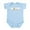 Sky Blue, variant on CafePress - Be Nice To Me... Infant Bodysuit - Baby Light Bodysuit, Size Newborn - 24 Months