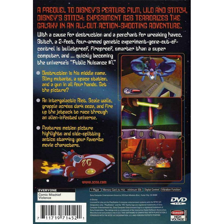 PlayStation 2 - Disney's Stitch: Experiment 626 - Stitch - The