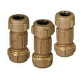 thumbnail image 2 of Midline Valve 23RCS36 Compression Coupling Fitting, with Packing Nut, Brass, 1-1/4 in. Nominal Fitting, 3 in. Length, 2 of 5