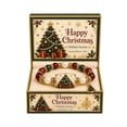 thumbnail image 2 of Limited Edition 2026 Christmas Beaded Bracelet Gift Set,Stretchable Adjustable Bead Bracelet with Festive Charm,Winter Holiday Jewelry for Women,Christmas Gift Jewelry, 2 of 6