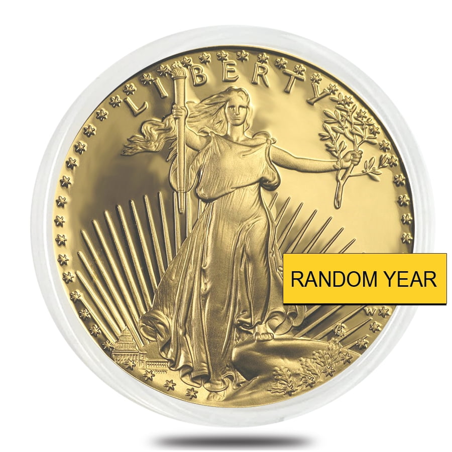 1 oz Proof Gold American Eagle $50 Coin In Cap (Random Year)
