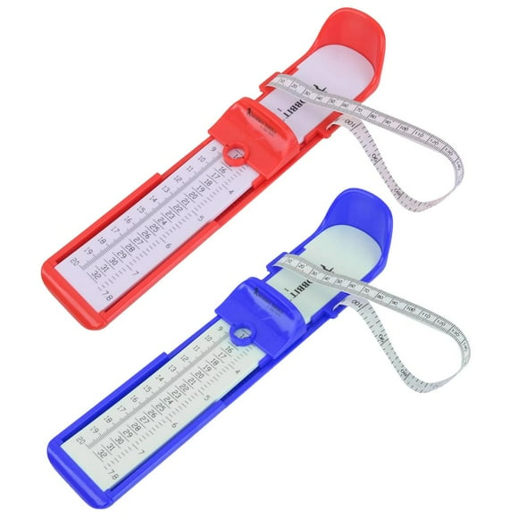 2pcs Embroman El Dispositivo Del Ajuste Del Zapato De Los Niños Del Medidor Del Pie Del Bebé Para La Anchura De La Longitud Sunnimix Medida del pie de los cabritos
