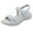 Light Blue, variant on Hiking Sandals Women Comfortable Walking Sandal Hook and Loop Strap Summer Beach Water Shoes