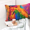 thumbnail image 4 of Balery Colorful Parrot Jungle Dream A Funda de Cojín Estampada, Regalos para Mujeres, Regalos de Amor para Ella, Regalos para Novia o Esposa, Funda de Almohada-20"x30", 4 of 6